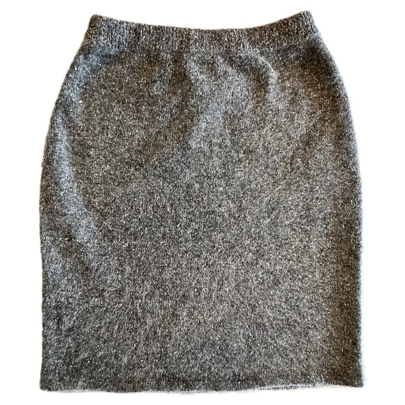 Segue Dresses & Skirts - Vintage 80’s grey pencil skirt silk wool blend size medium